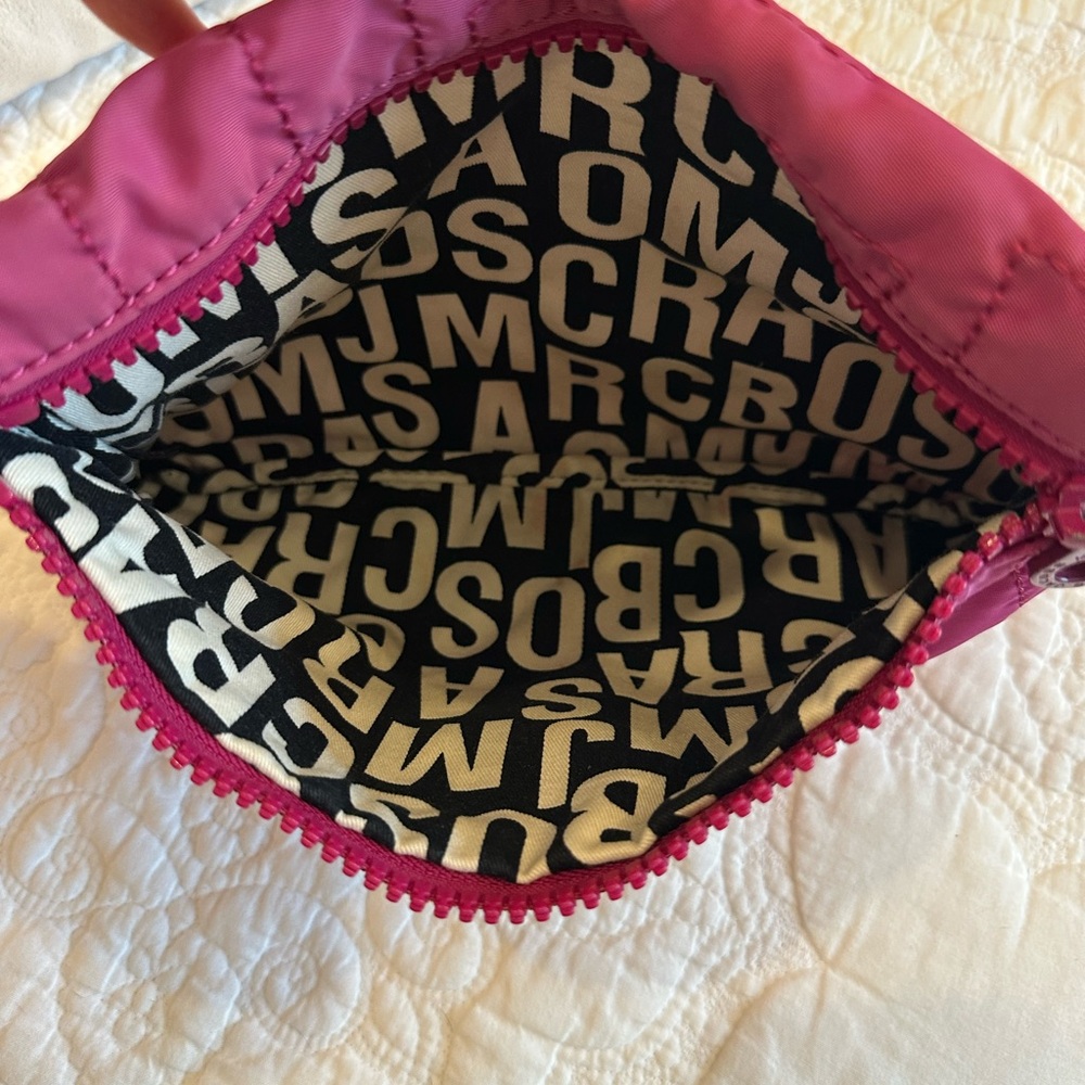 Marc Jacobs Fuchsia Quilted Cosmetic Bag - Picture 5 of 5